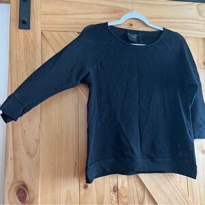 Majestic filatures black mesh T